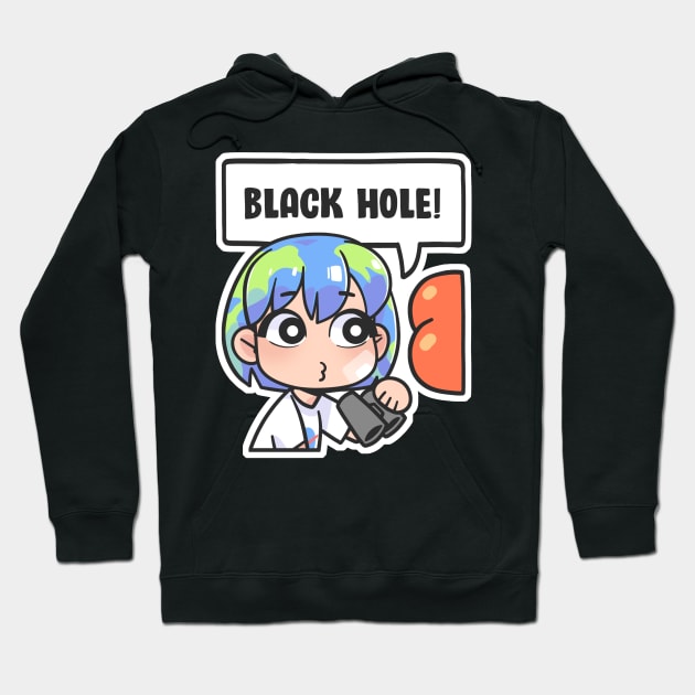 Earth Chan: Black Hole! Hoodie by badruzart